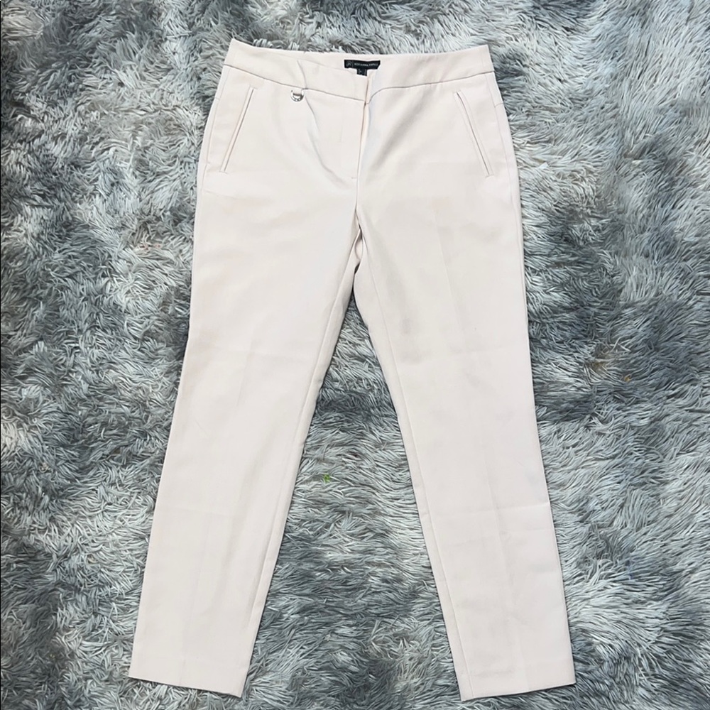 Elegant Cream Women's Pants Size 6
